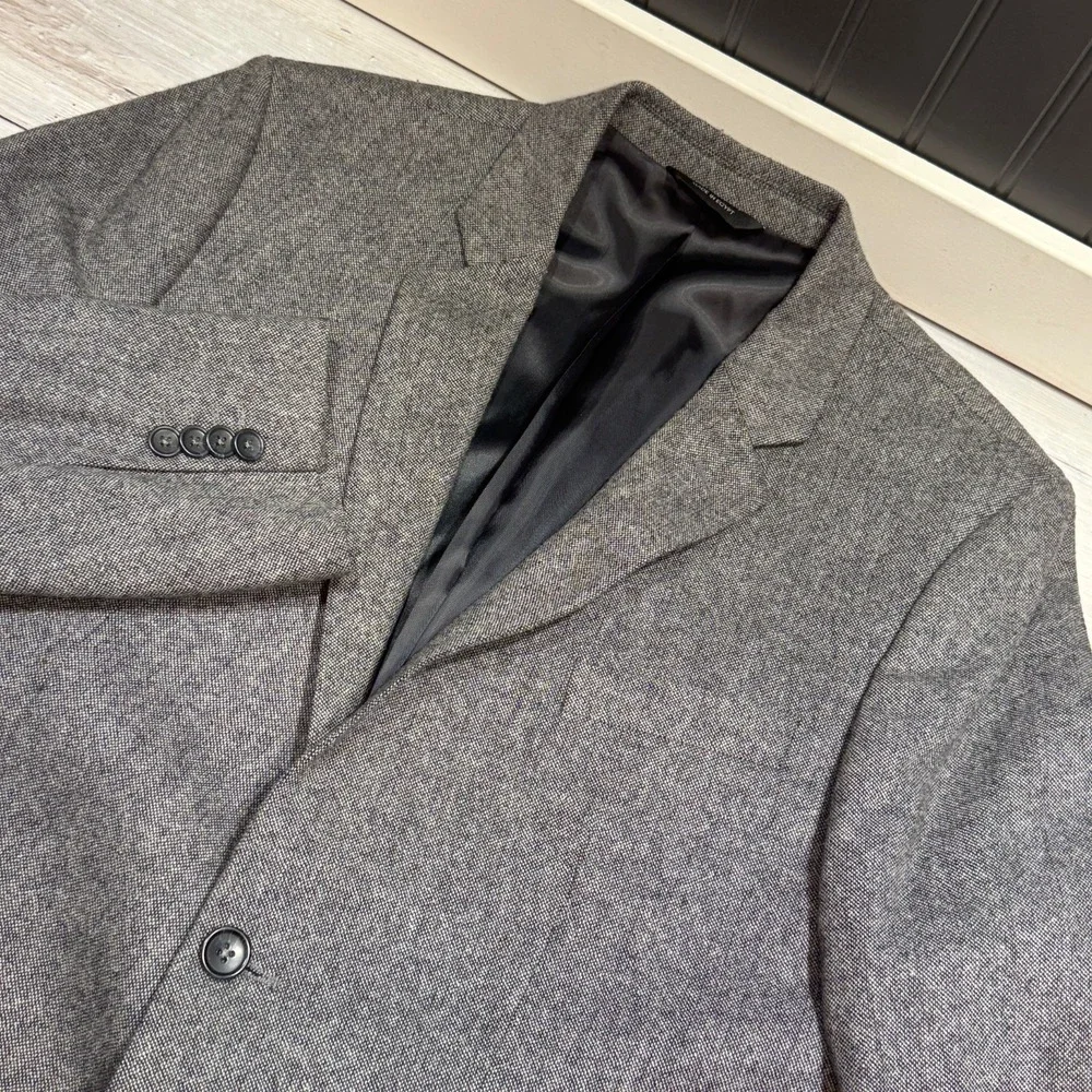 NWT Banana Republic Sport Blazer Men's‎ 44R Wool Blend Tailored Fit Gray